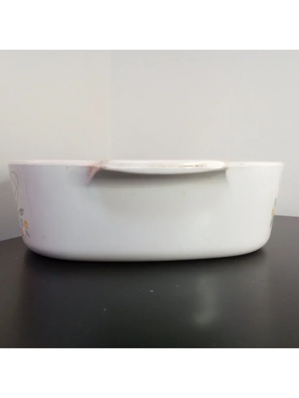 Corning Ware English Meadow Casserole Dish A-2-B 2 Liter No Lid Vintage